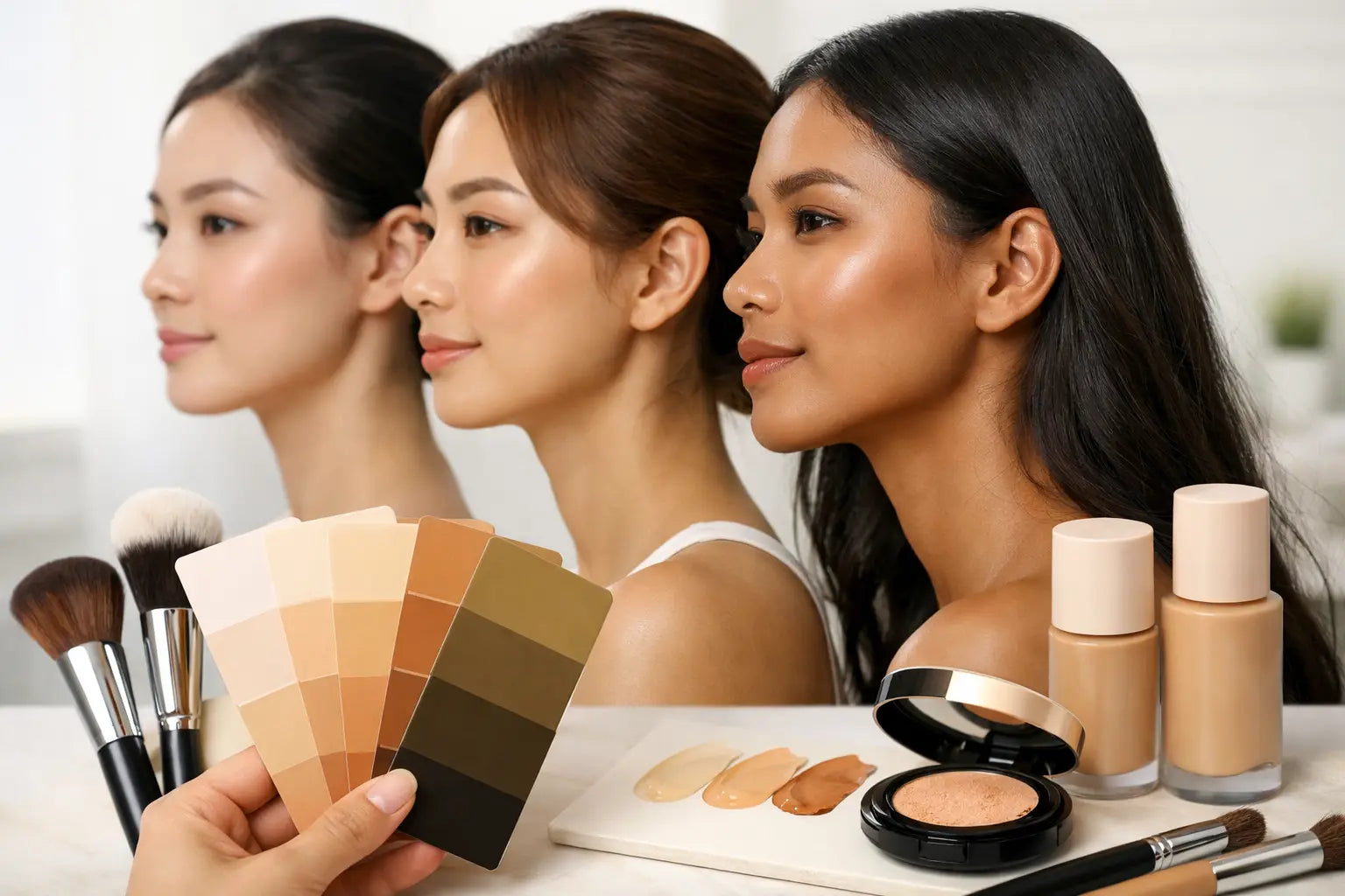 K Beauty Shade Matching Undertone Guide