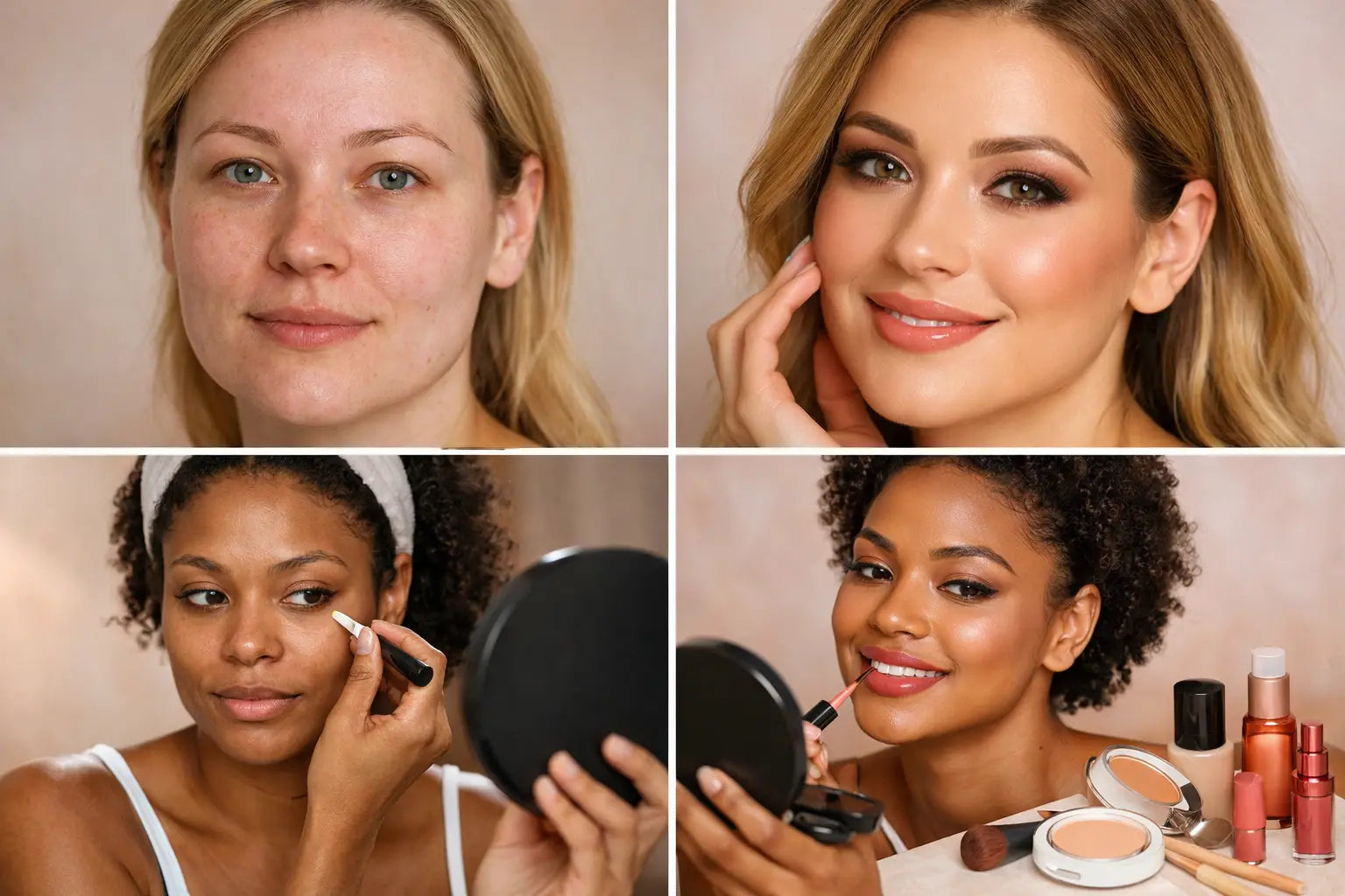 Before and After Makeup Transformations That Glow