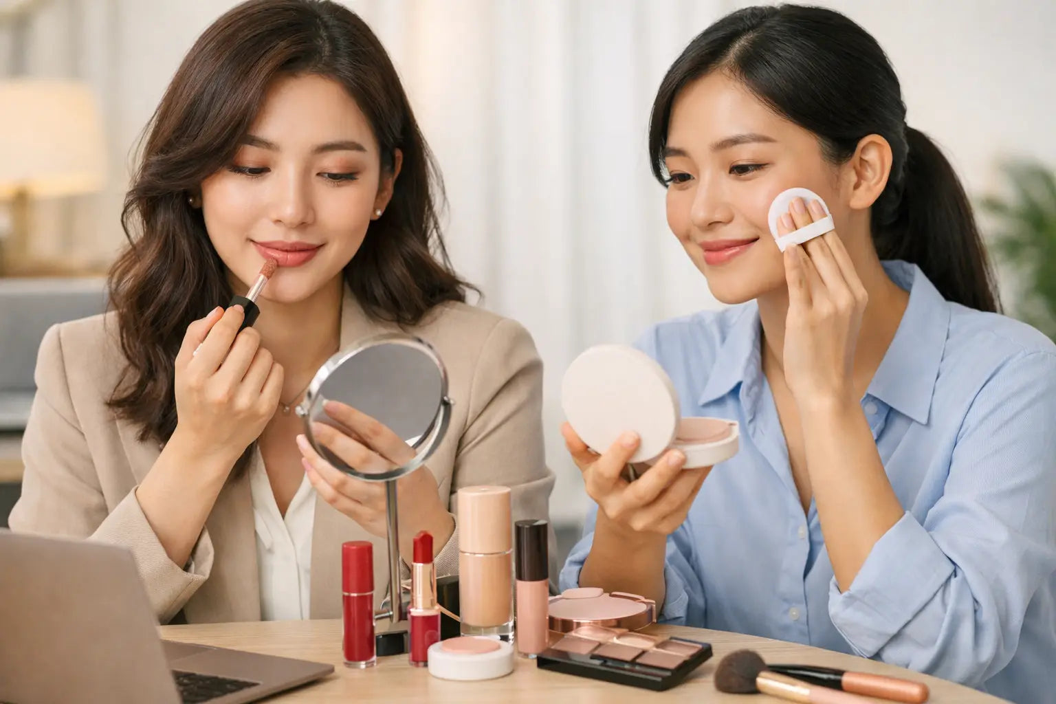 Wearable Korean Makeup for Work That Lasts