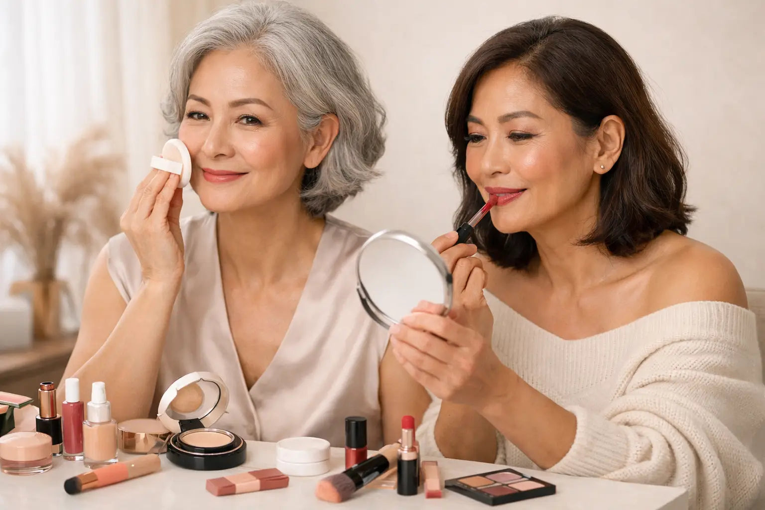 Korean Makeup for Mature Skin That Brings Glow
